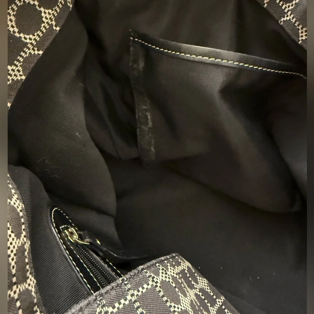 Kate‎ Spade Stylish Black and Cream Large Tote Bag